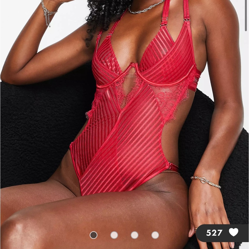 Ann Summers the ruthless bodysuit in red NWT